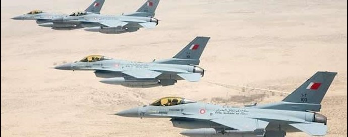 جتهای جنگنده بحرین که در عملیات توفان قاطع شرکت کردند