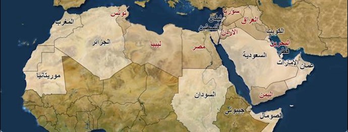 نقشه خاورمیانه بزرگ