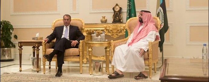 ملاقات وزير دفاع عربستان با جان بینر رئیس مجلس نمایندگان آمریکا