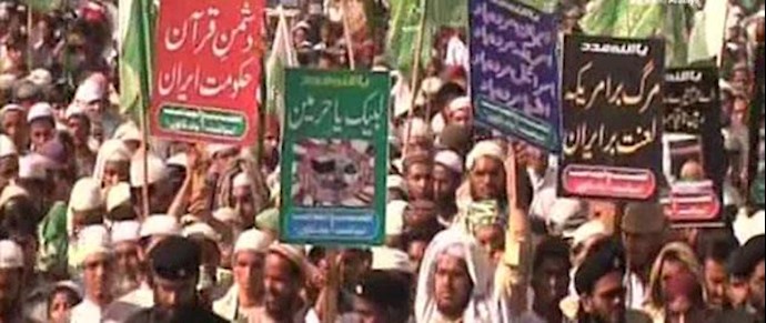 تظاهرات هزاران تن از مردم کراچی پاکستان 