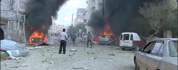 بمباران ادلب توسط اسد