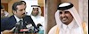 شیخ تمیم بن حمد آل ثانی امیر قطر-سعد حریری نخست‌وزیر سابق لبنان