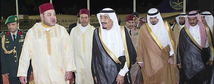 دیدار پادشاه مغرب با ملک سلمان پادشاه عربستان