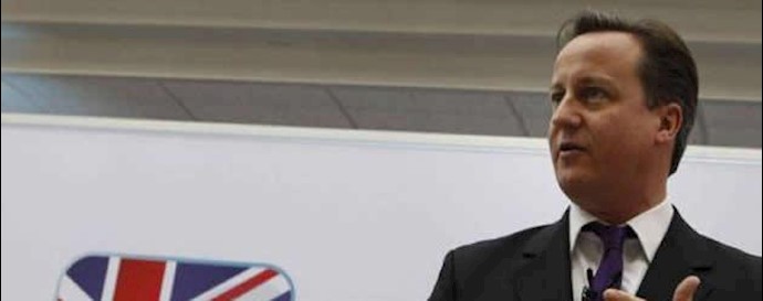 دیوید کامرون رهبر حزب محافظه‌کار انگلستان 