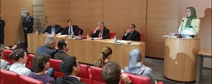 مریم رجوی در سنای فرانسه 