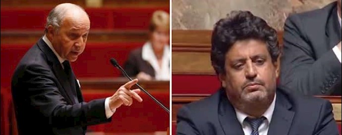 میر حبیب عضو کمیسیون خارجی مجلس ملی فرانسه - لوران فابیوس وزیر خارجه فرانسه