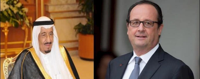 فرانسوا اولاند - ملک سلمان