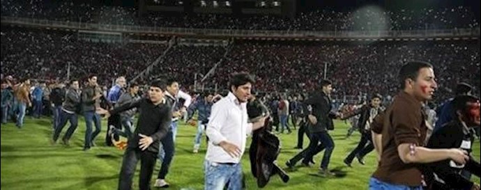 تشنج در ورزشگاه تبریز