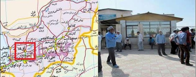تجمع اعتراضی کشاورزان در آق قلعه استان گلستان