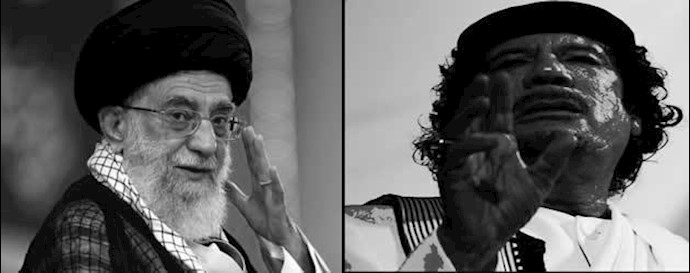 قذافی - خامنه ای