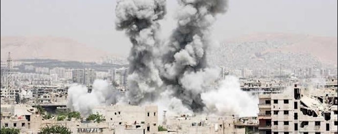 بمباران حومه دمشق
