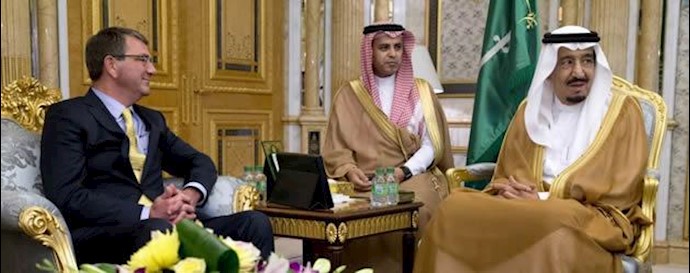 دیدار کارتر اشتون با ملک سلمان پادشاه عربستان