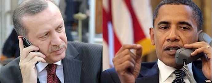 تماس تلفنی  باراک اوباما و رجب طیب اردوغان