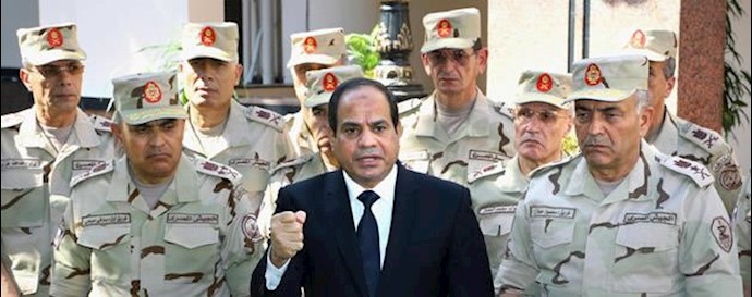 بازدید عبدالفتاح السیسی از استان سینا بعد از درگیریها آن منطقه