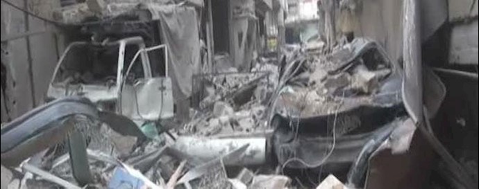  بمباران شهر دوما توسط اسد - آرشیو