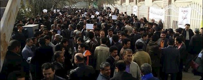 تجمع اعتراضی معلمین سقزی - آرشیو