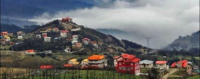 زمین خواران  گردنه حیران در استان گیلان