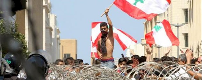 بیروت پایتخت لبنان شاهد تظاهرات بزرگی از طرف مردم علیه فساد 