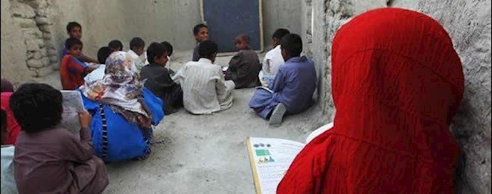 مدارس  کپری در استان کرمان