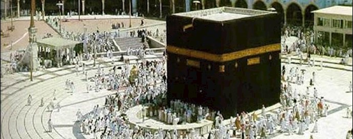 تعویض پرده خانه کعبه