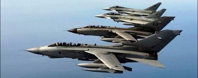 هواپیماهای جنگنده ائتلاف عربی مواضع نیروهای حوثی را بمباران کردند