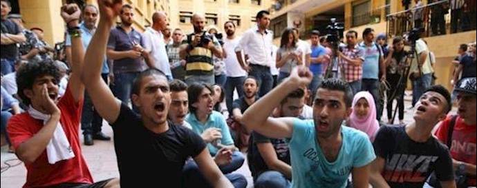   لبنان - متفرق کردن معترضان از وزارت محیط‌ زیست 