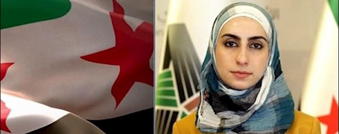 خانم نورا الامیر عضو هیأت سیاسی ائتلاف ملی سوریه
