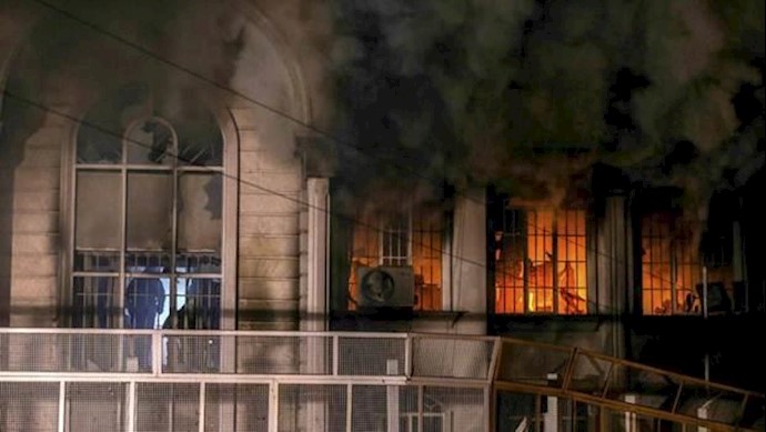 آتش زدن سفارت عربستان سعودی در تهران 