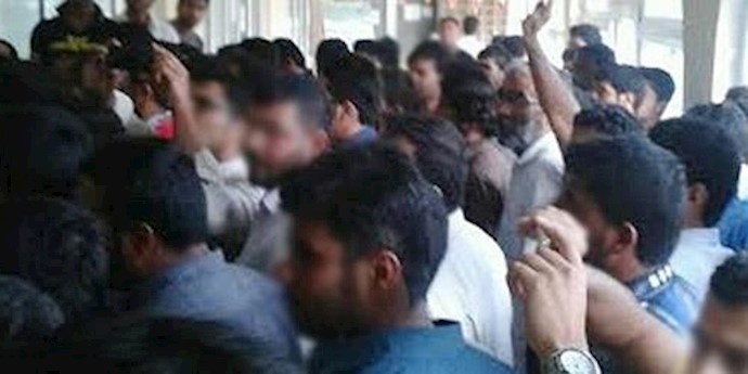 تجمع اعتراضی کارگران عسلویه - آرشیو