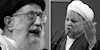 رفسنجانی و خامنه‌ای