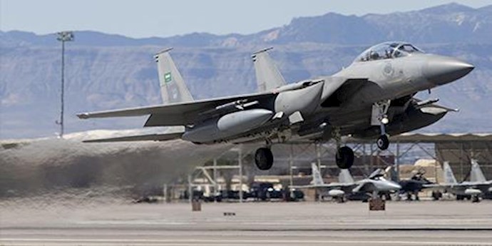 هواپیمای جنگی ائتلاف عربی به رهبري عربستان