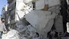 انهدام ساختمانهای شهر حلب