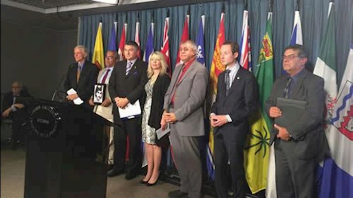 کنفرانس مطبوعاتی پارلمان کانادا در مورد لزوم ارجاع پرونده قتل‌عام 30هزار زندانی سیاسی توسط رژیم آخوندی 