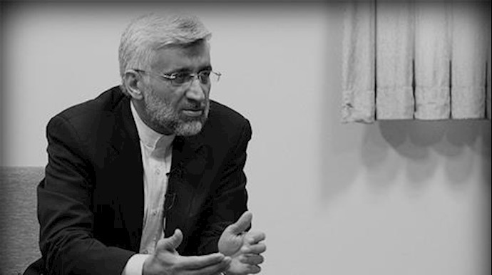 پاسدار سعید جلیلی نماینده ولی‌فقیه ارتجاع در شورای عالی امنیت ملی رژیم 