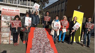 نمایشگاه عکس جنبش دادخواهی قتل عام زندانیان سیاسی ۶۷ در نروژ