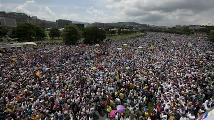 ونزوئلا؛ تظاهرات صدها هزار نفری مخالفان دولت