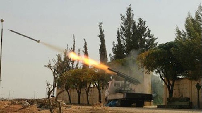 آتشباری سنگین ارتش آزاد علیه  مواضع نظامیان اسد و مزدوران رژیم ایران