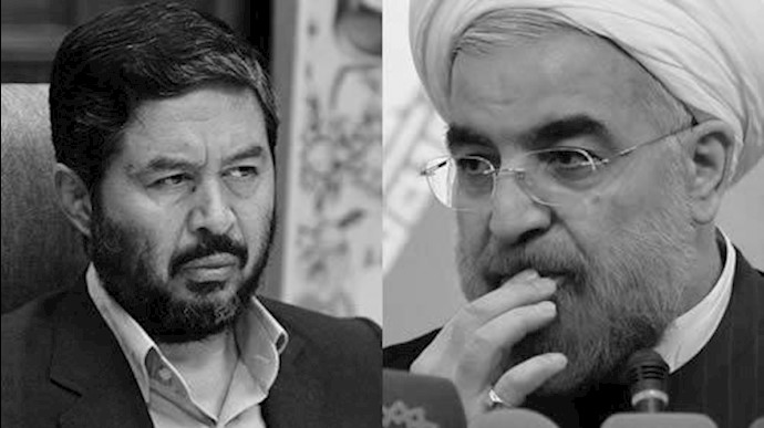 آخوند روحانی رئيس جمهور نظام و غلامعلی صادقی دادستان رژیم در مشهد