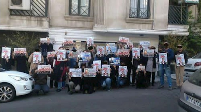 اعتراض شاگردان محمدعلی طاهری در تهران 