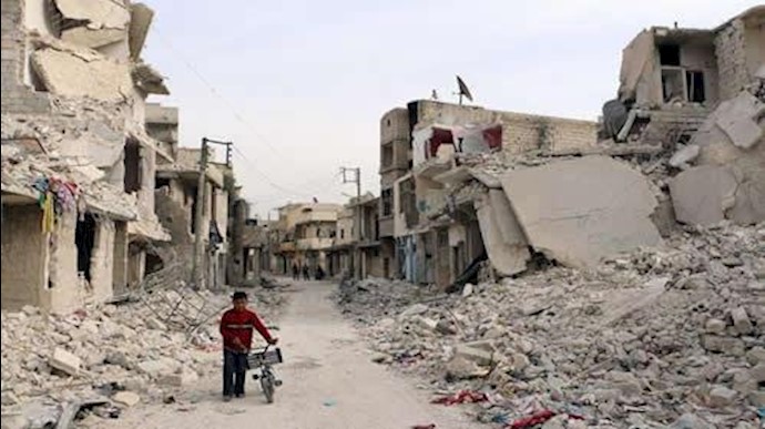 تصاویری از آثار بمبارانهای وحشیانه حلب