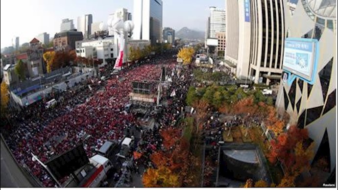 تظاهرات کره جنوبی