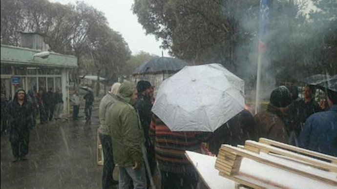 تجمع اعتراضی کارگران بلبرینگ سازی تبریز