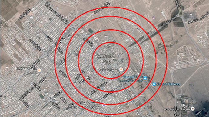 زمین لرزه  در زرند کرمان