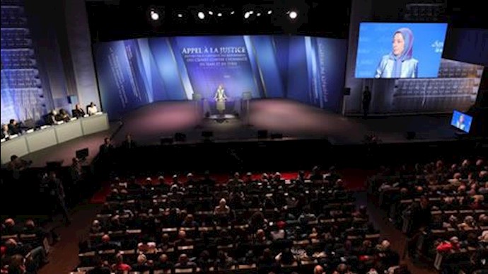 سخنرانی مریم رجوی در کنفرانس فراخوان به عدالت، محاکمه مرتکبین جنایت علیه بشریت در ایران و سوریه