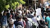 تجمع اعترضی دانشجویان دانشگاه شریف