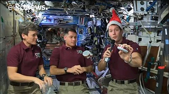 پیام کریسمس فضانوردان
