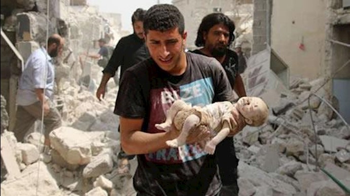 بمبارانهای فشرده شهروندان در حلب