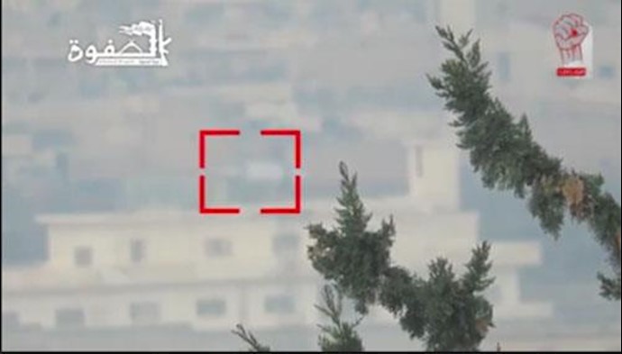 انهدام یک خودرو ی نیروهای اسد در حلب