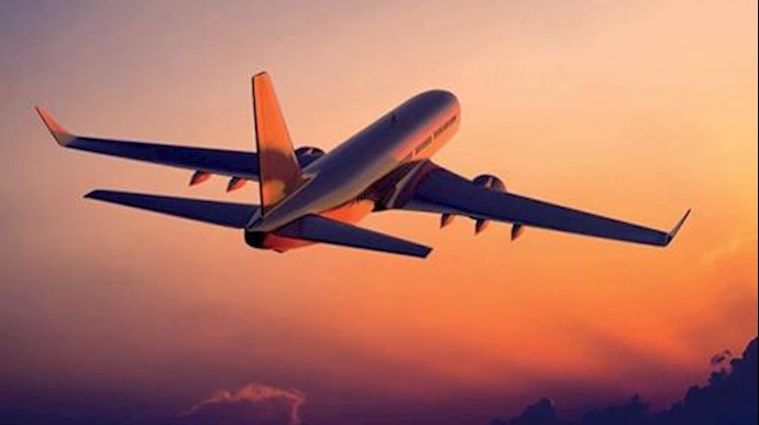 آتش گرفتن یک هواپیما در باند فرودگاه مهرآباد