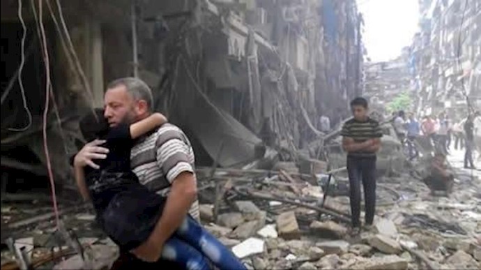 بمبارانهای وحشیانه در حلب